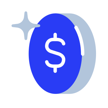 Dollar, currency, money icon