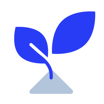 Leaf, growth, plant icon