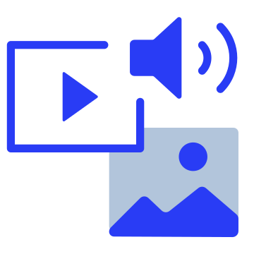 Media, photo, video icon