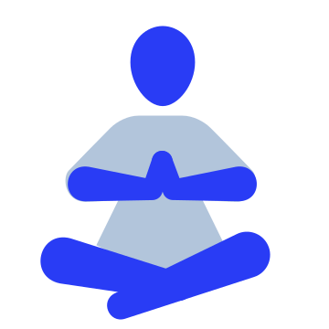 Meditation, yoga, relaxation icon