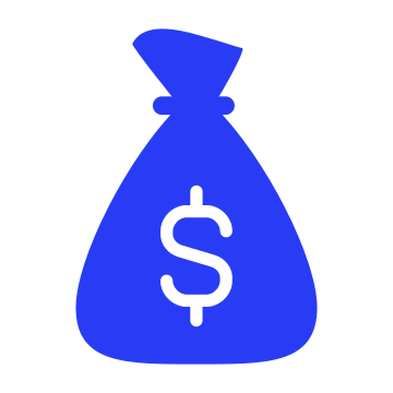 Money bag, money, budget icon