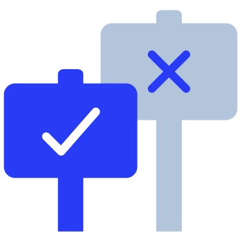 opinions, yes no, checkmark