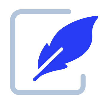 Pen, writing, quill icon