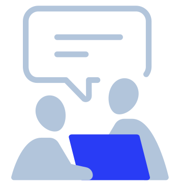 Communication, collaboration, discussion icon