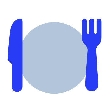 Restaurant, food, dining icon
