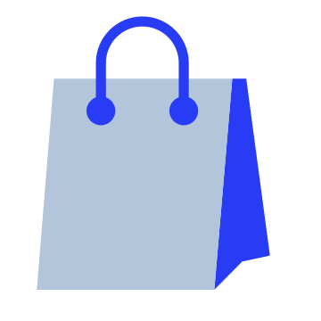 Shopping, bag, store icon