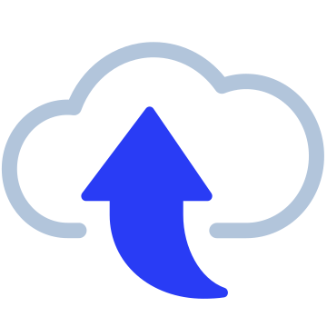 Upload, cloud, cloud storage icon