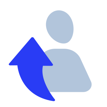 Upload, profile, share icon