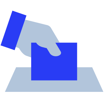Vote, election, ballot icon