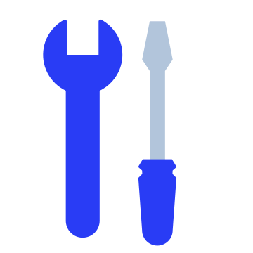 Wrench, screwdriver, tools icon