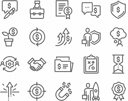 Line Business Icons