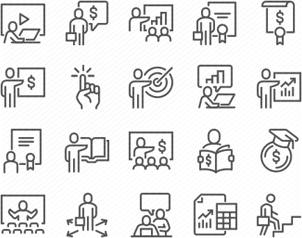 Line Business Training Icons