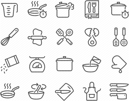 Line Cooking Icons