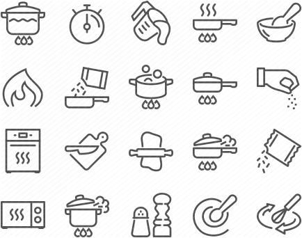 Line Cooking Icons