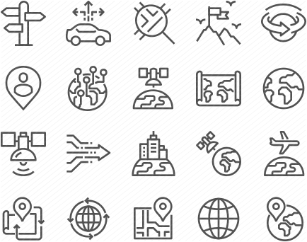 Line Global Navigation Icons