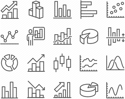 Line Graph Icons