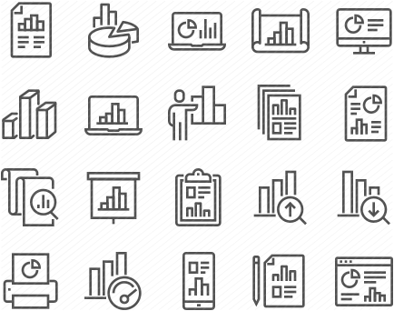 Line Graph Icons