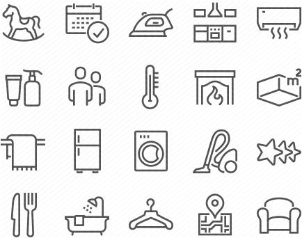 Line Hotel Icons