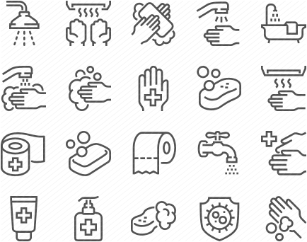 Line Hygiene Icons