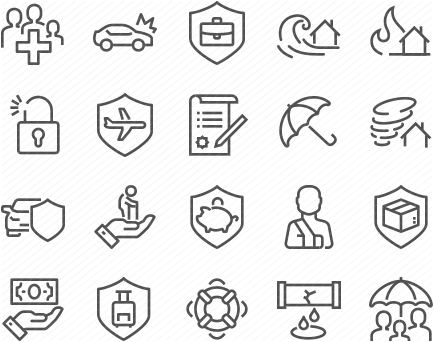 Line Insurance Icons