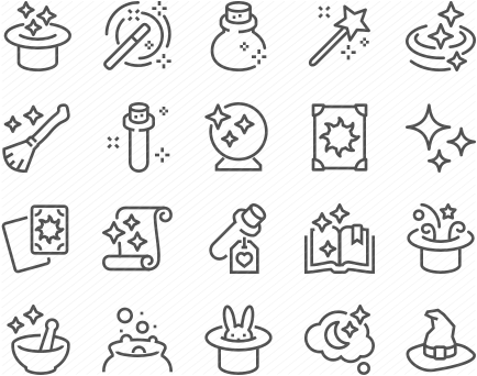 Line Magic Icons