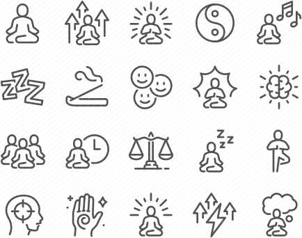 Line Meditation Icons