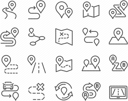 Line Route Icons