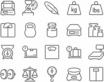 Line Weight Icons