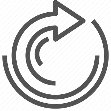 rotation, loop, cycle, circular arrow, abstract transition