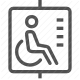 accessibility, disabled access, inclusion, mobility, public navigation, ramp, wheelchair accessible icon