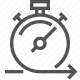 agile, iteration, project management, sprint, timebox icon