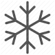 air conditioning, climate, cooling, snowflake, temperature control icon