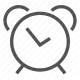 alarm, alarm clock, clock, morning, reminder, time, wake up icon