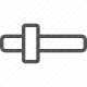adjustment, alignment, control, equalizer, horizontal, slider icon