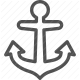 anchor, boat, maritime, nautical, ship icon