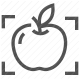 apple, food, fruit, healthy, nutrition icon