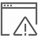 alert, app, application, error, exclamation, warning icon
