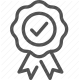 accreditation, approve, certification, checkmark, validation icon