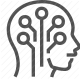 artificial intelligence, intelligence, machine learning, neural network, technology icon