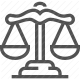 balance, equality, justice, law, scale, symmetry, weight measurement icon