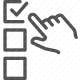 ballot, checkbox, choice, democracy, election, hand, voting, vote icon