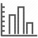 analytics, bar chart, business, comparison, data, graph, statistics icon