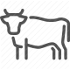 agriculture, animal, beef, bovine, cattle, cow, dairy, faming, farm, food, food label, livestock, local farming, meat, steak icon