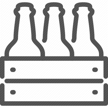 crate, alcohol, bottles, beer, brewery