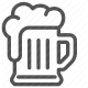 alcohol, beer, drink, foam, mug icon