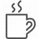 beverage, coffee, break, drink, hot, mug, office icon