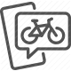 bicycle, bike, cycling, transportation, vehicle icon