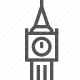 big ben, clock tower, landmark, london, uk icon