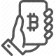 bitcoin, blockchain, cryptocurrency, digital currency, payment icon