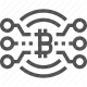 bitcoin, blockchain, cryptocurrency, digital currency, finance icon